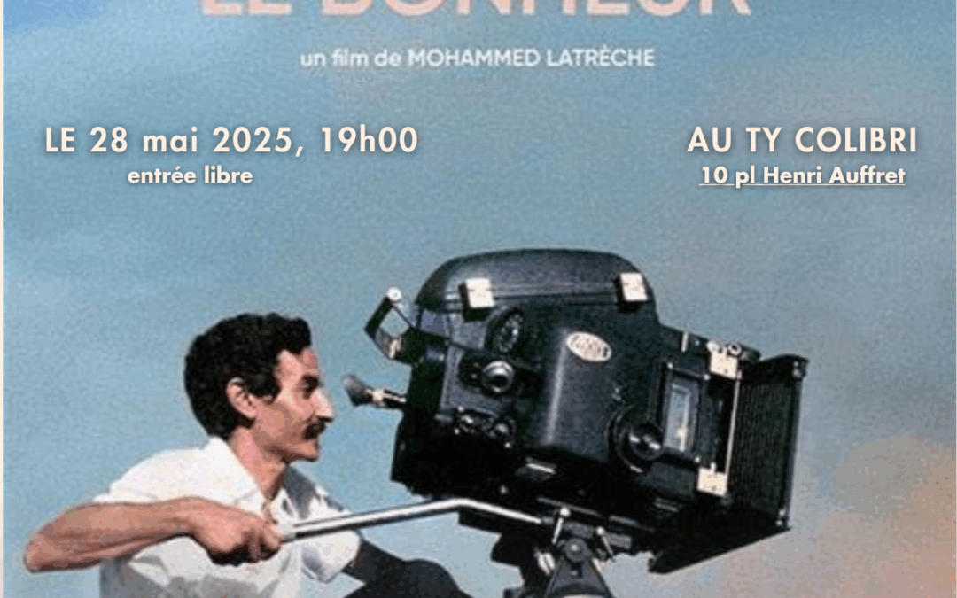 Mercredi 28 mai: Projection « Zinet, Alger, le bonheur »