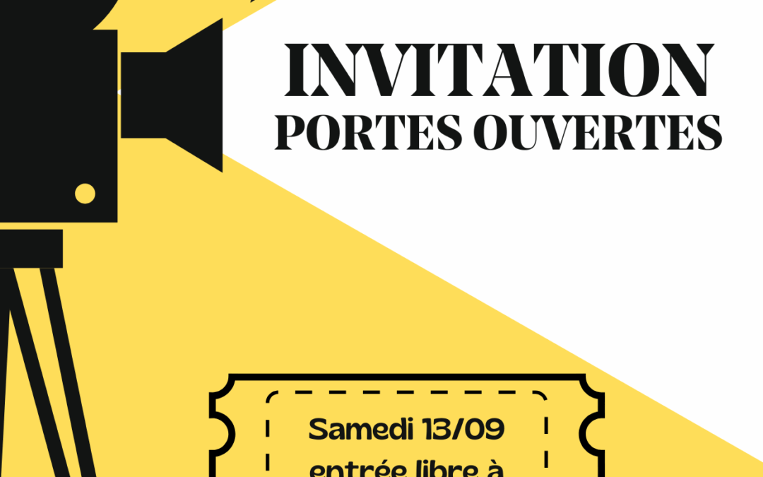 Samedi 13 septembre : portes ouvertes de l’association