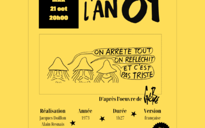 Mardi 21 octobre: Keaton club « L’an 01 »
