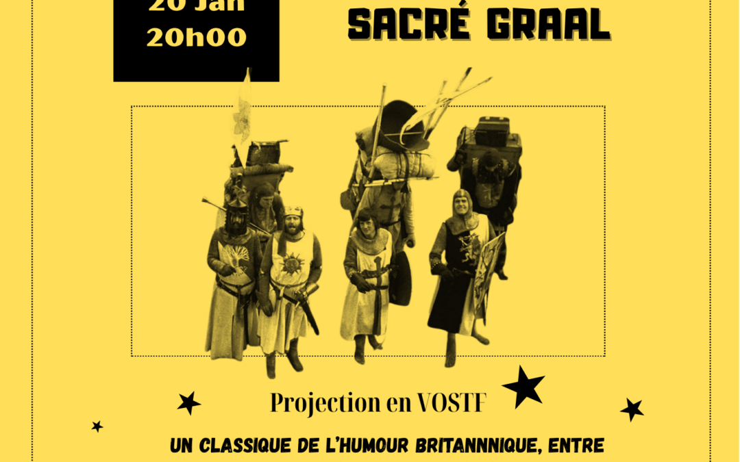 Mardi 20 janvier: Keaton Club: Monty Python Sacré Graal !