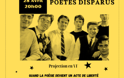 Mardi 28 avril: Keaton club, projection « Le cercle des poètes disparus »